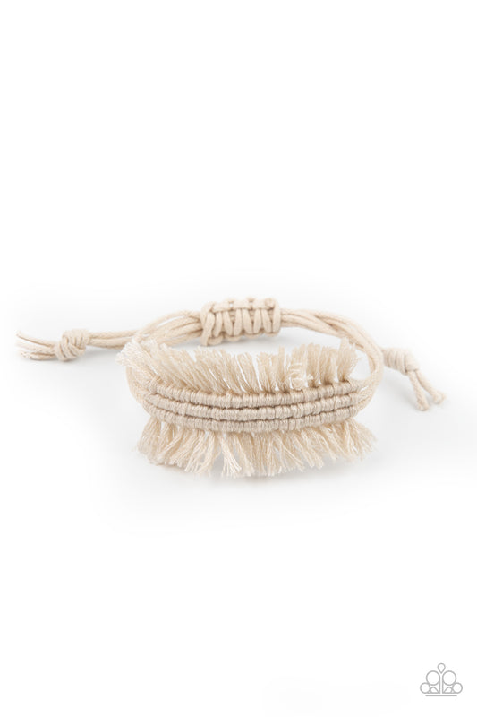 Paparazzi Urban Collection - Make Yourself at Homespun - White