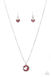 Bare Your Heart - Red - Paparazzi Necklaces