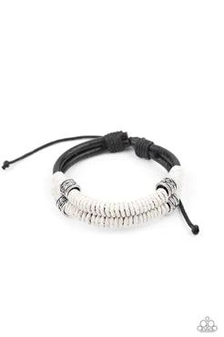 Paparazzi Urban Collection - Island Renegade - Black - Pull Cord
