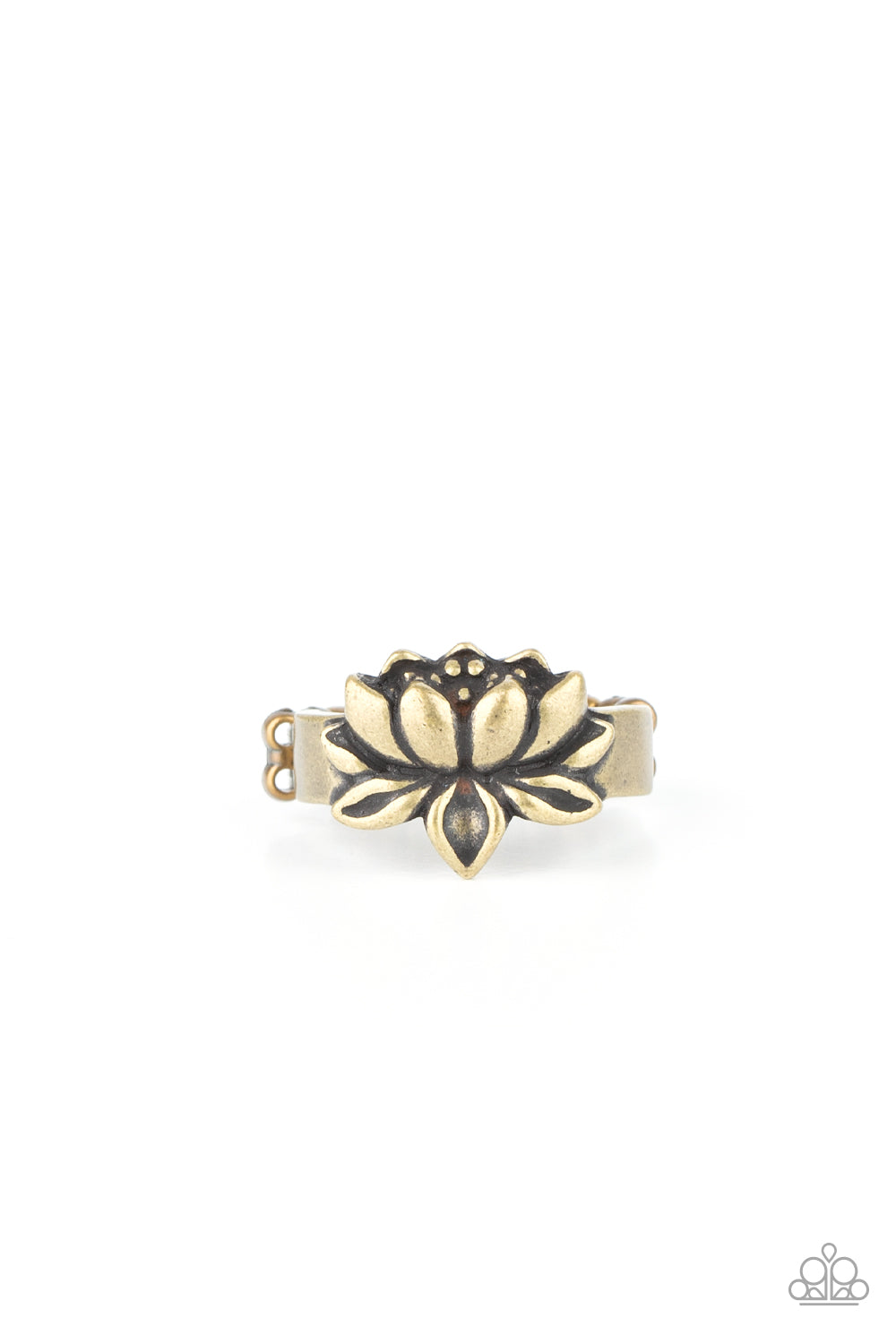 Paparazzi Rings - Lotus Crowns - Brass