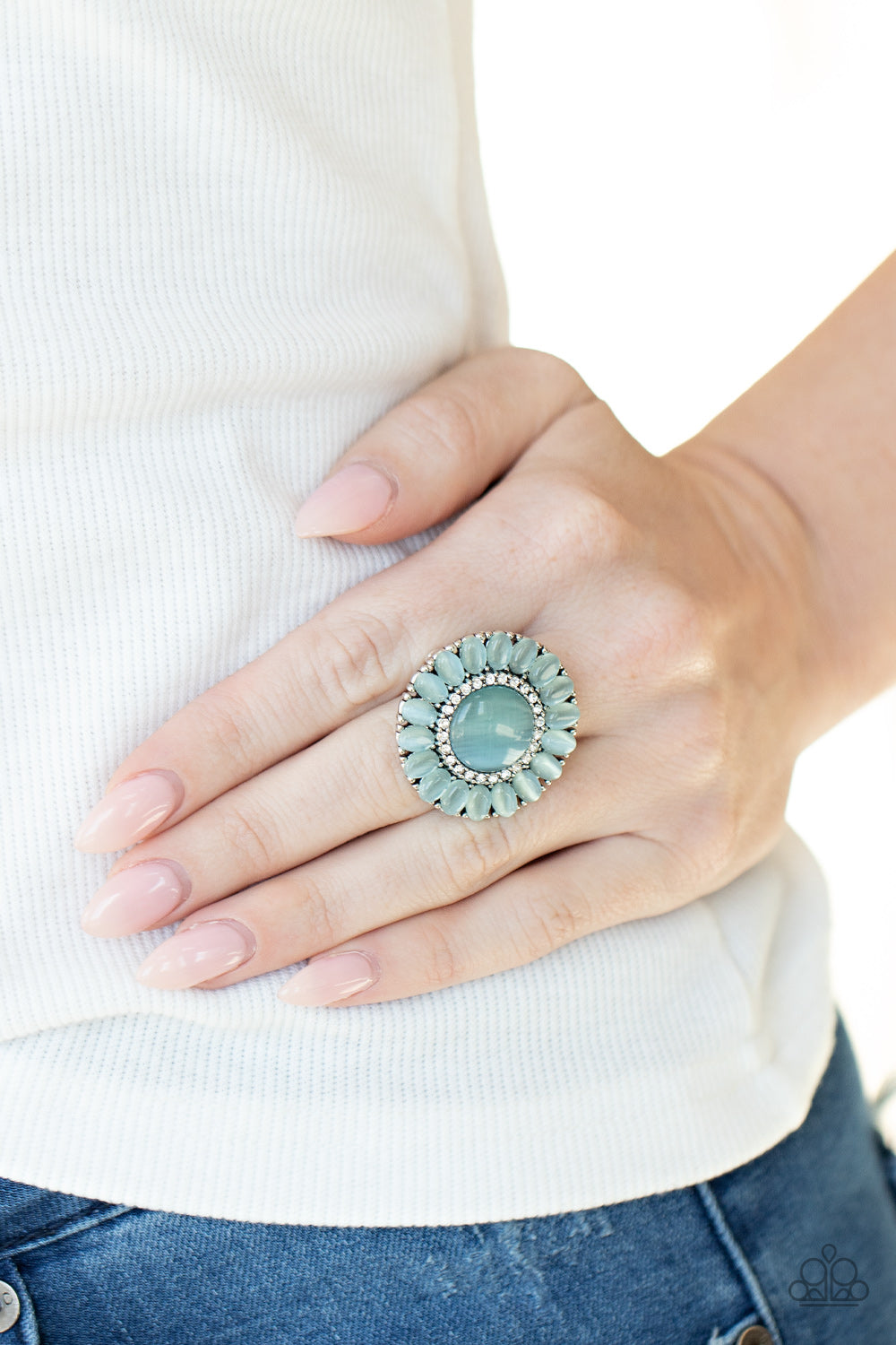 Paparazzi Rings - Elegantly Eden - Blue