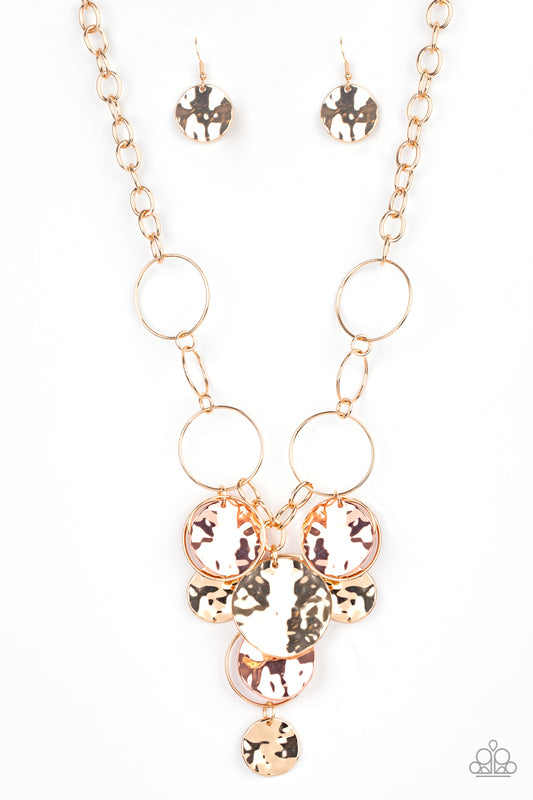 Paparazzi Necklaces - Learn The Hardware Way - Gold
