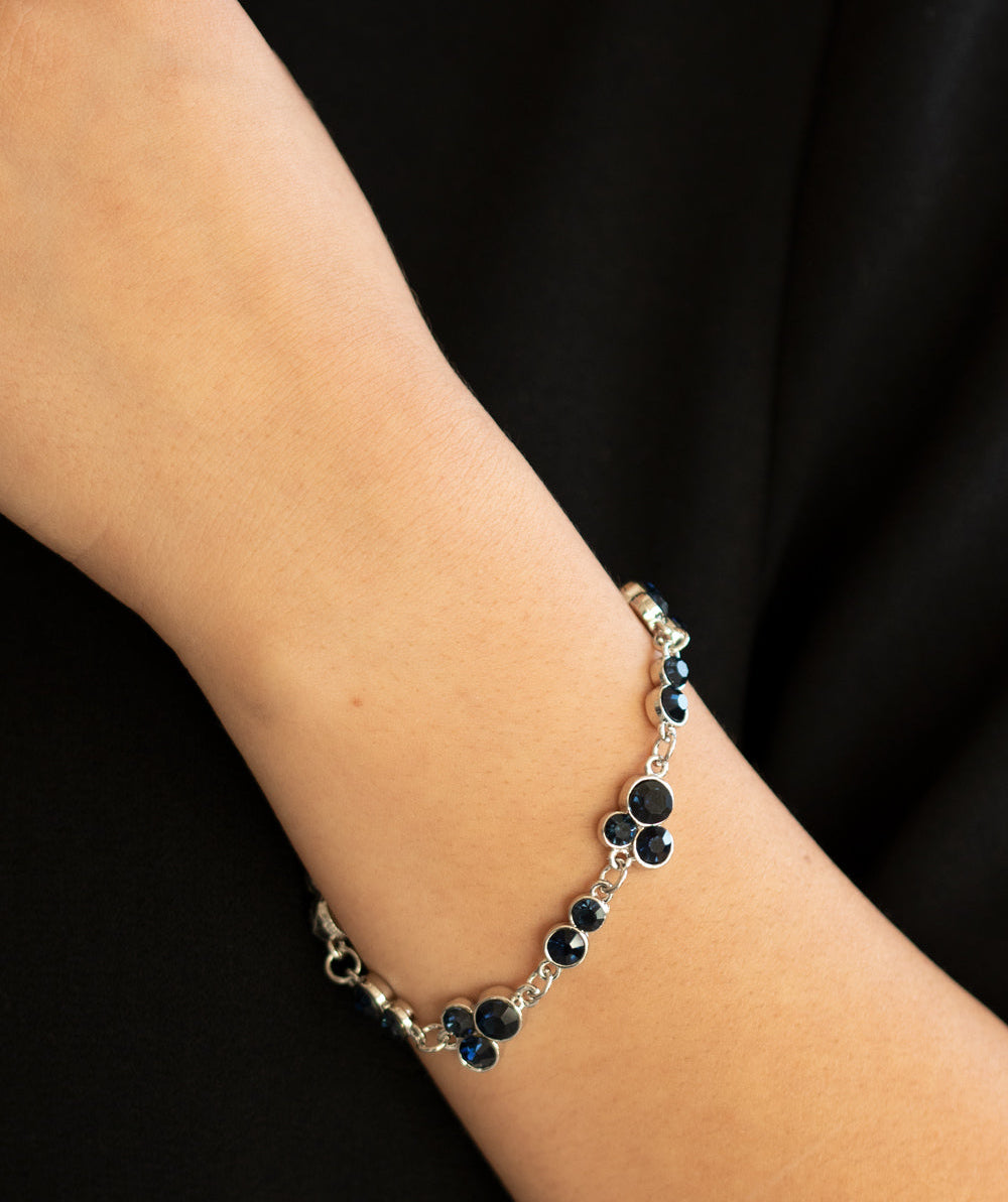 Paparazzi Bracelets - Social GLISTENING - Blue