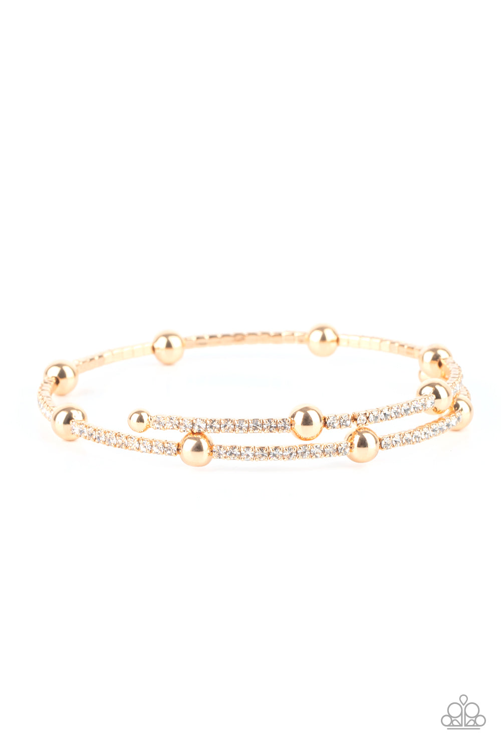 Paparazzi Bracelets - Standout Shine - Gold