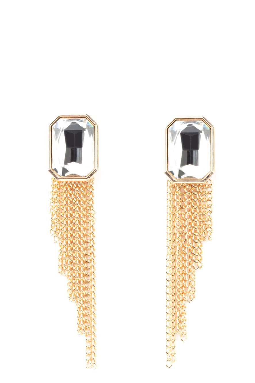 Paparazzi Earrings - Save for a Reigny Day - Gold