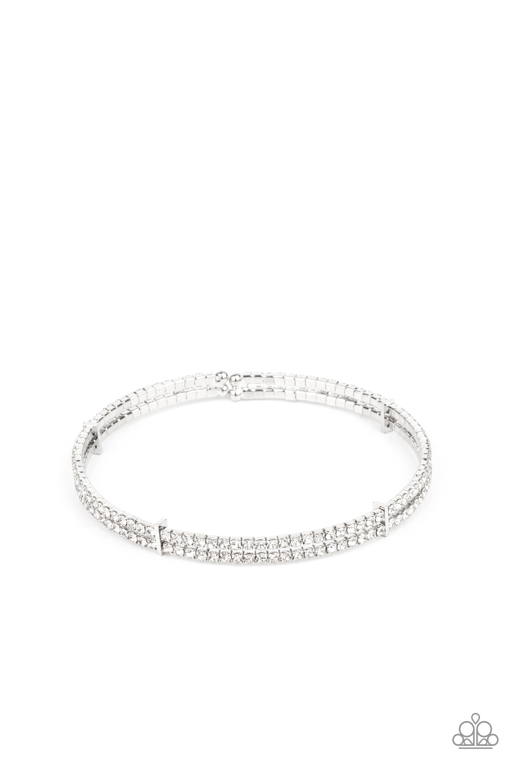 Paparazzi Bracelets - Standout Opulence - White