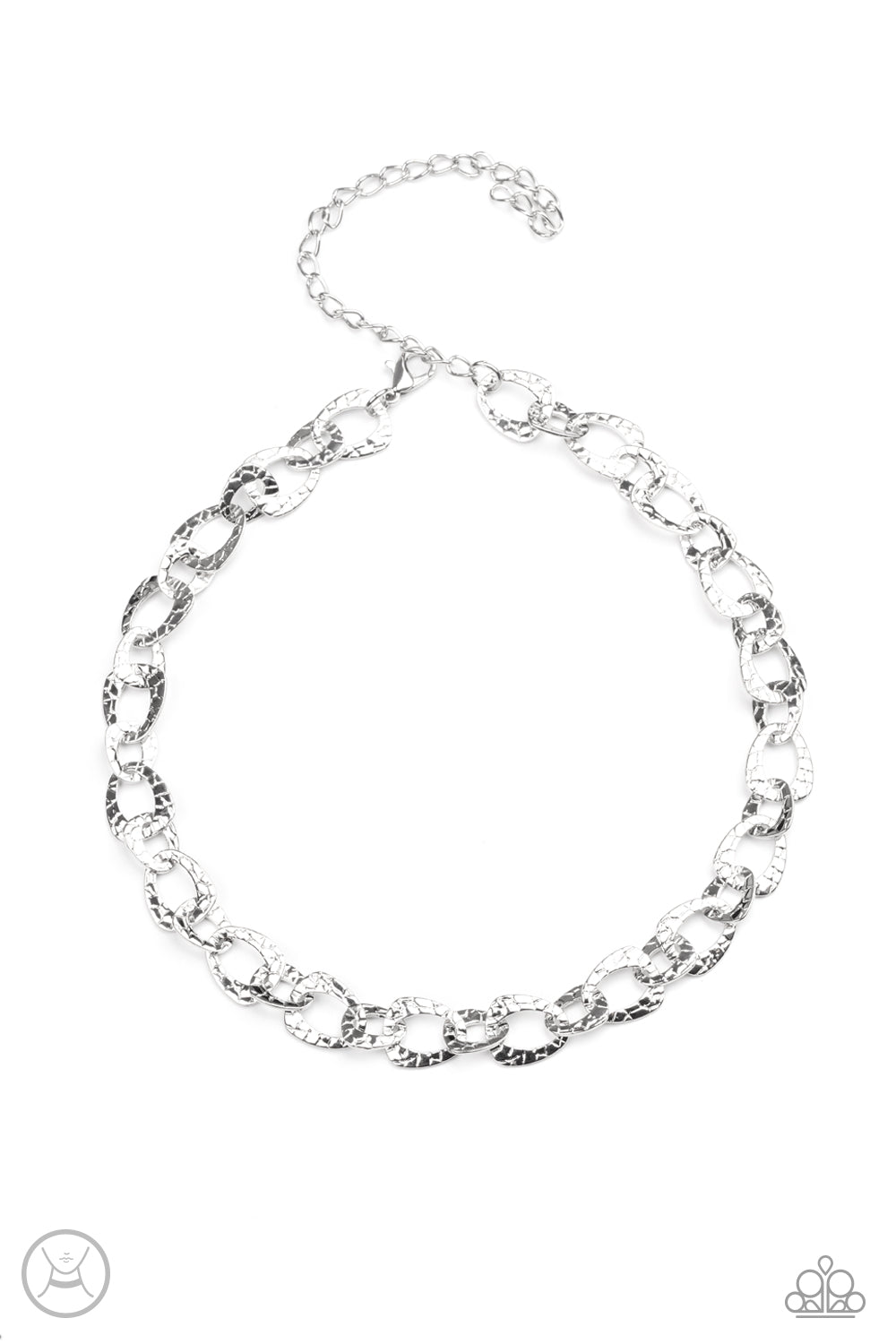 Paparazzi Necklaces - Urban Safari - Silver Choker