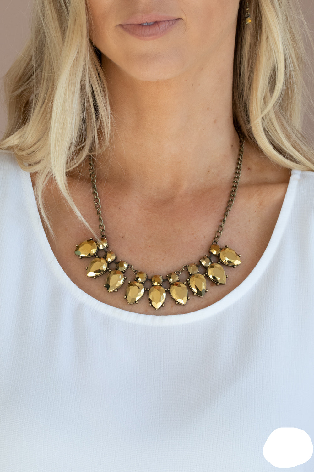 Paparazzi Necklaces - Extra Enticing - Brass