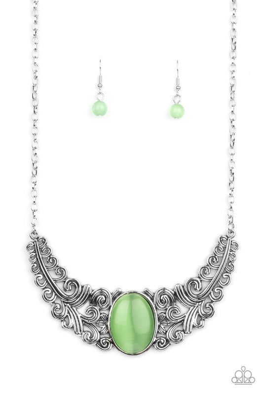 Paparazzi Necklaces - Celestial Eden - Green
