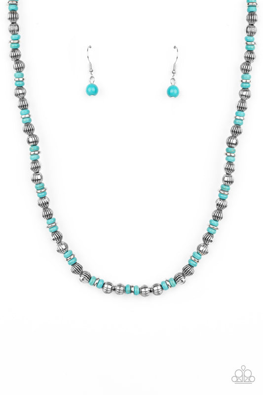Paparazzi Necklaces - Zen You Less Expect It - Blue