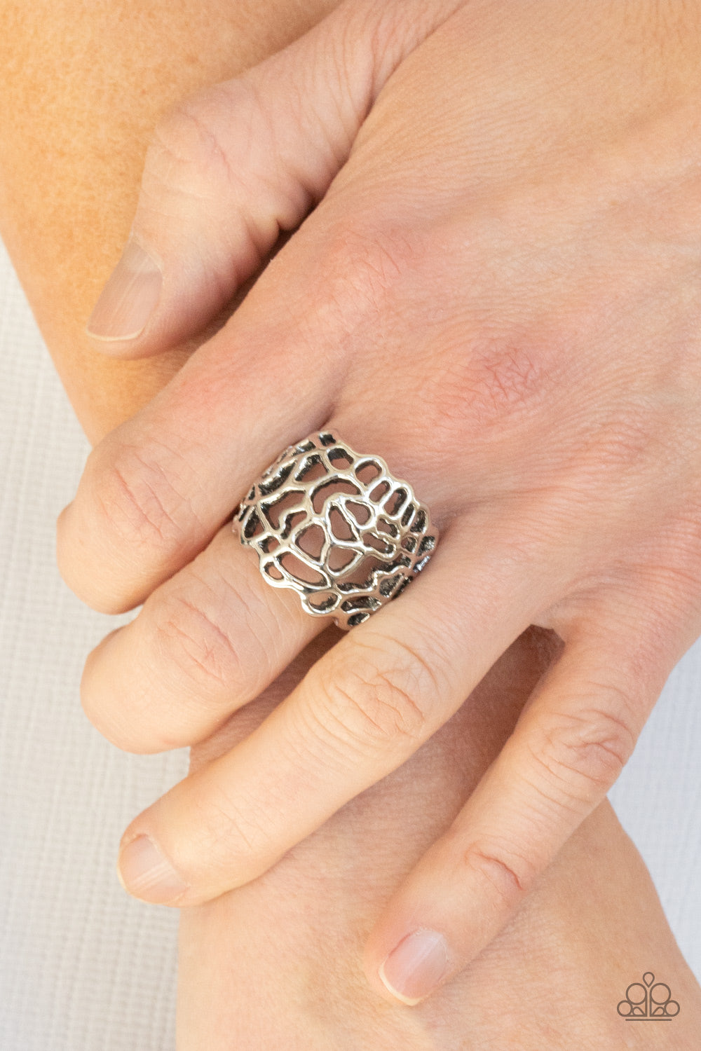 Paparazzi Rings - Get Your Frill - Silver