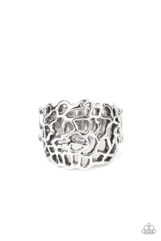 Paparazzi Rings - Get Your Frill - Silver