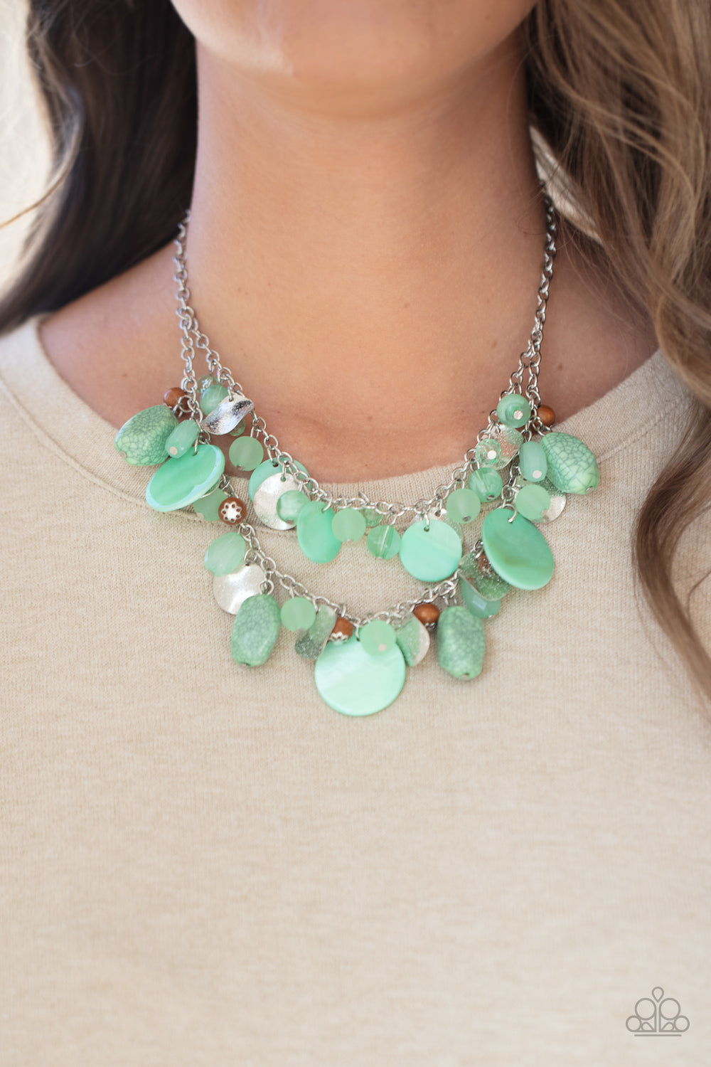 Paparazzi Necklaces - Spring Goddess - Green