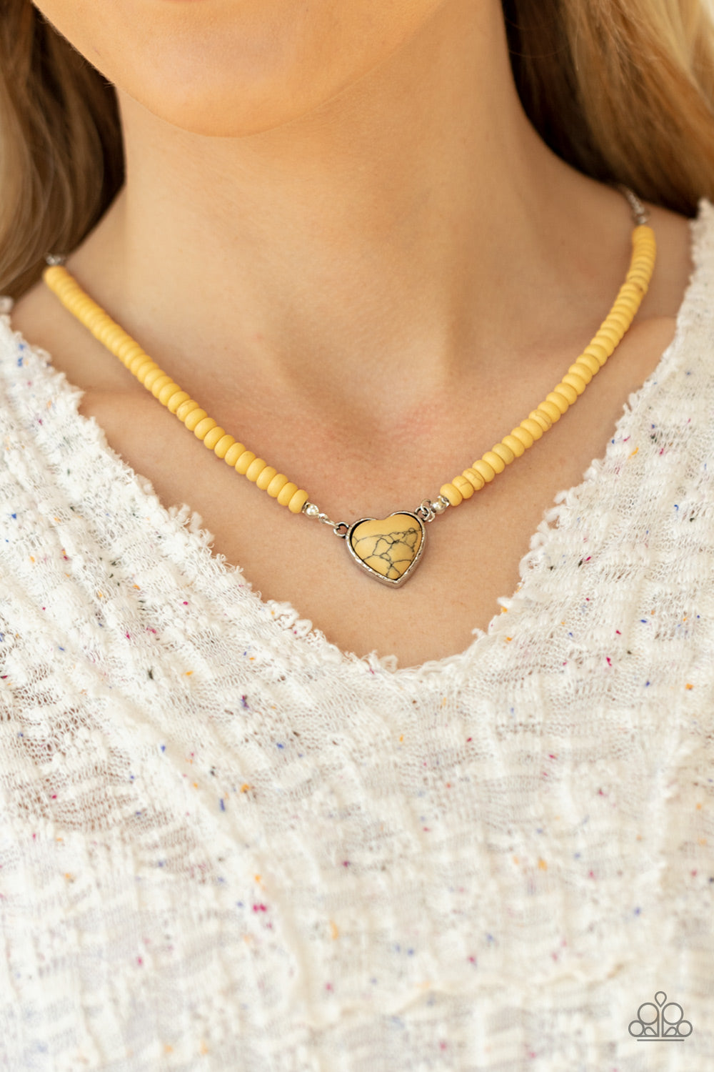 Paparazzi Necklaces - Country Sweetheart - Yellow