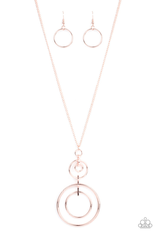 Paparazzi Necklaces - The Inner Workings - Rose Gold