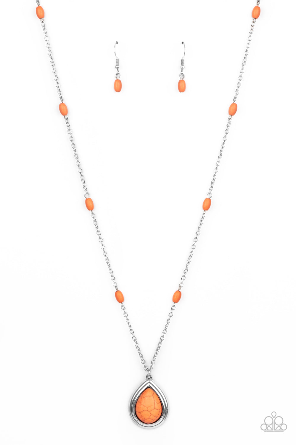 Paparazzi Necklaces - Go Tell It On The MESA - Orange