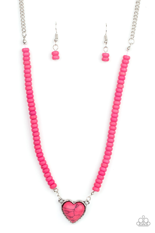 Paparazzi Necklaces - Country Sweetheart - Pink