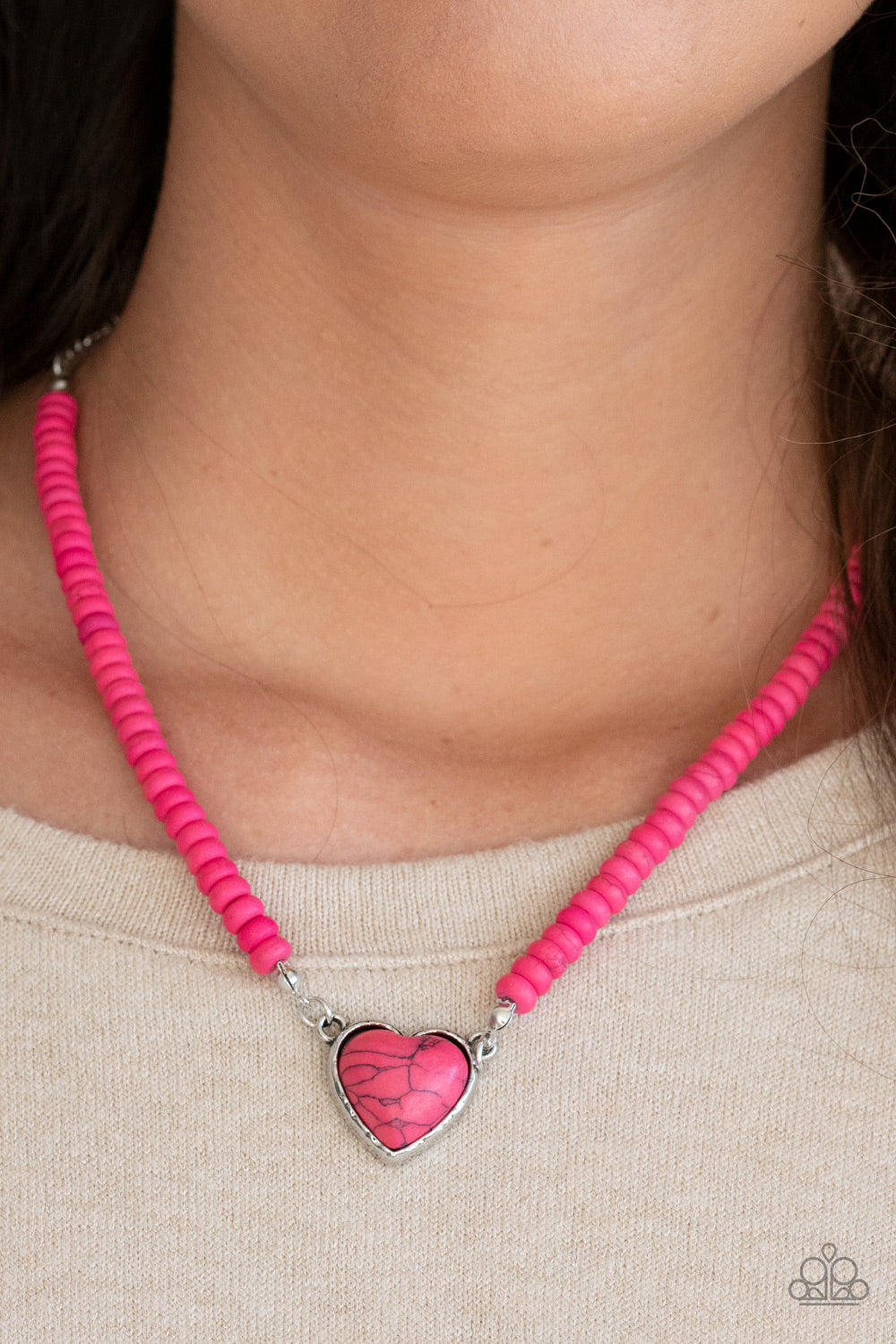 Paparazzi Necklaces - Country Sweetheart - Pink