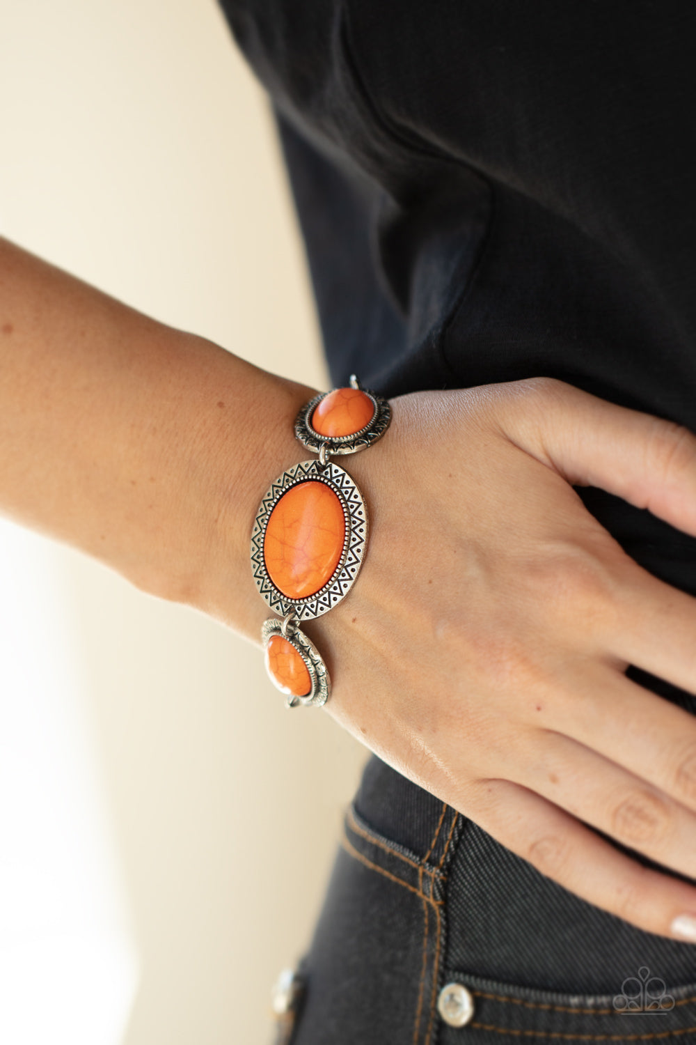 Paparazzi Bracelets - Mesa Time Zone - Orange