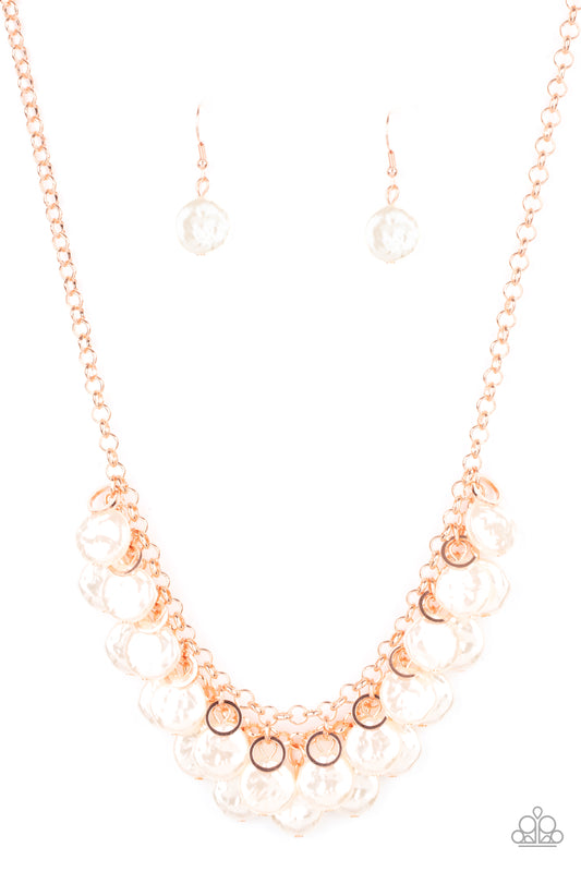 Paparazzi Necklaces - Beachfront and Center - Copper