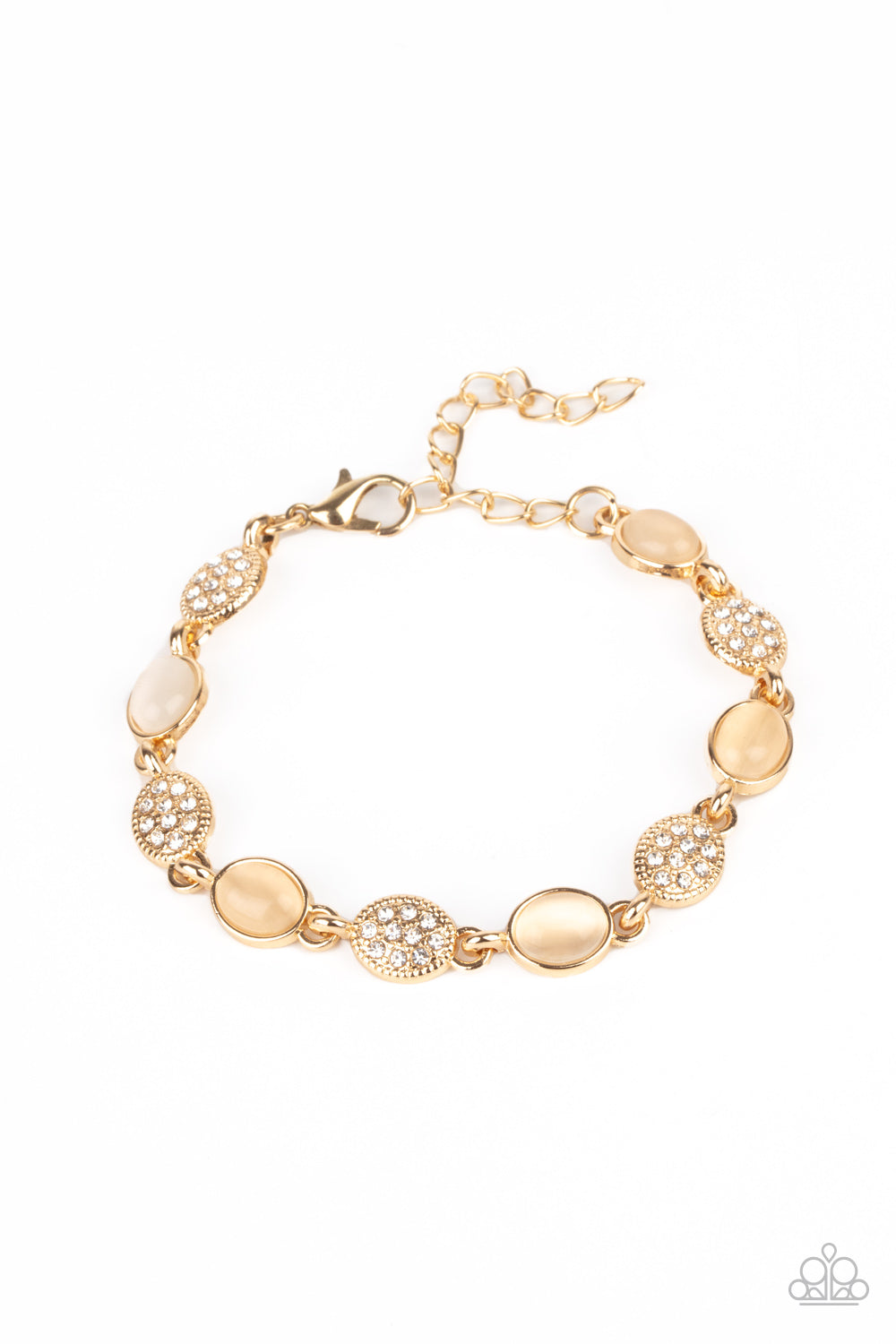 Paparazzi Bracelets - Stop and Glow - Gold