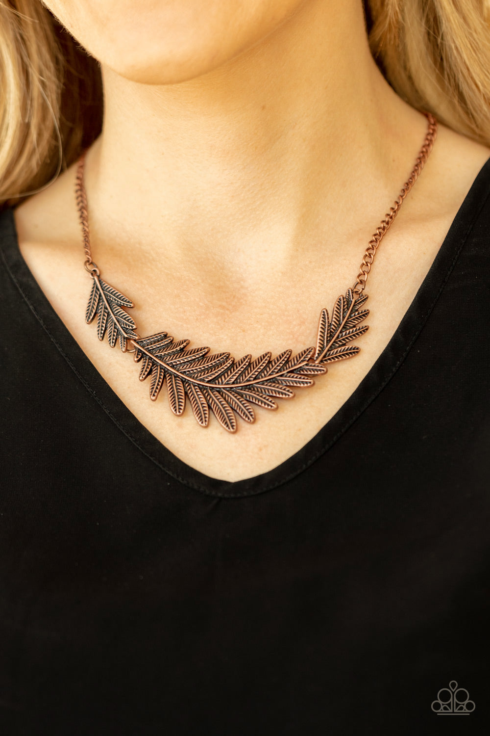 Paparazzi Necklaces - Queen of the Quill - Copper