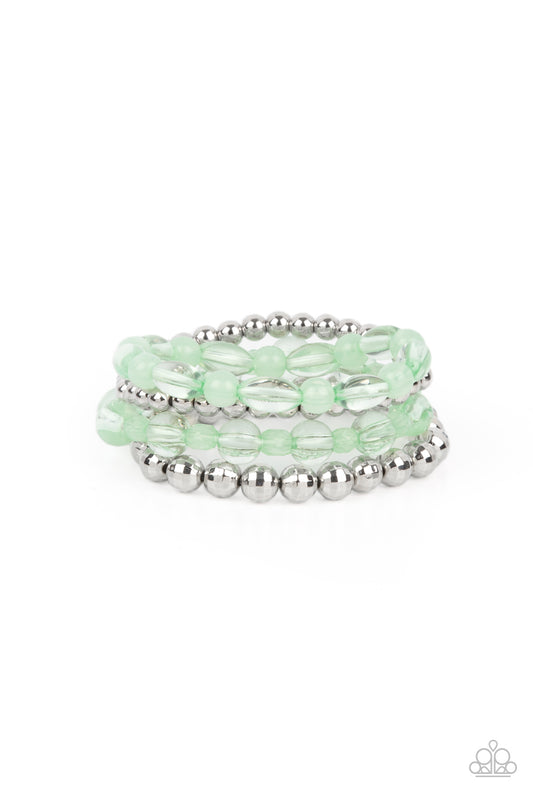 Paparazzi Bracelets - Delightfully Disco - Green