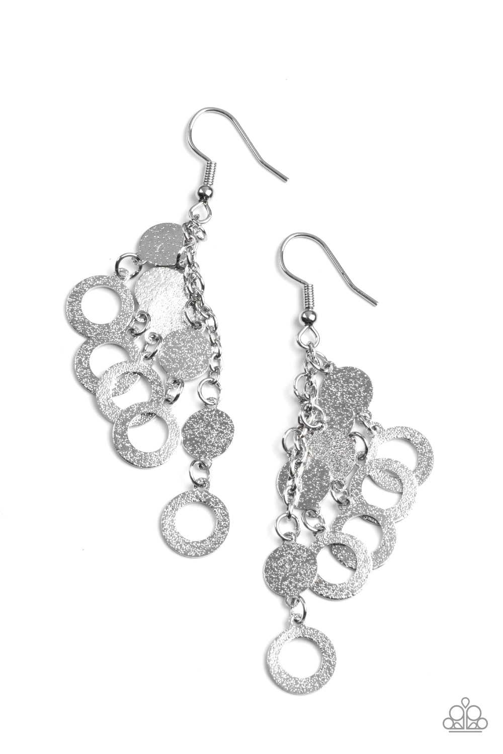 Paparazzi Earrings - Im Always Bright - Silver