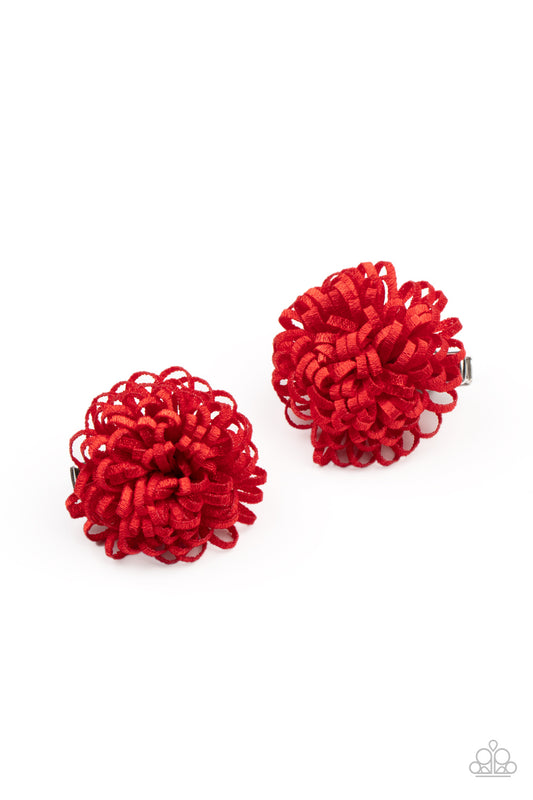 Paparazzi Hair Accessories - Pretty In Posy - Red