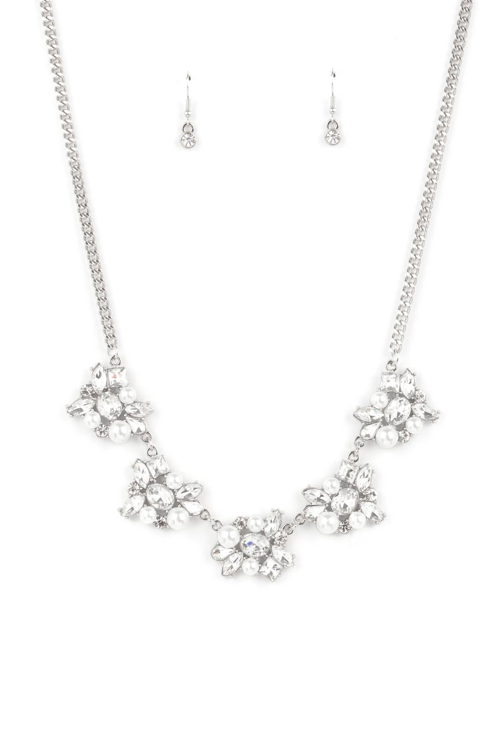 Paparazzi Necklaces - HEIRESS of Them All - White