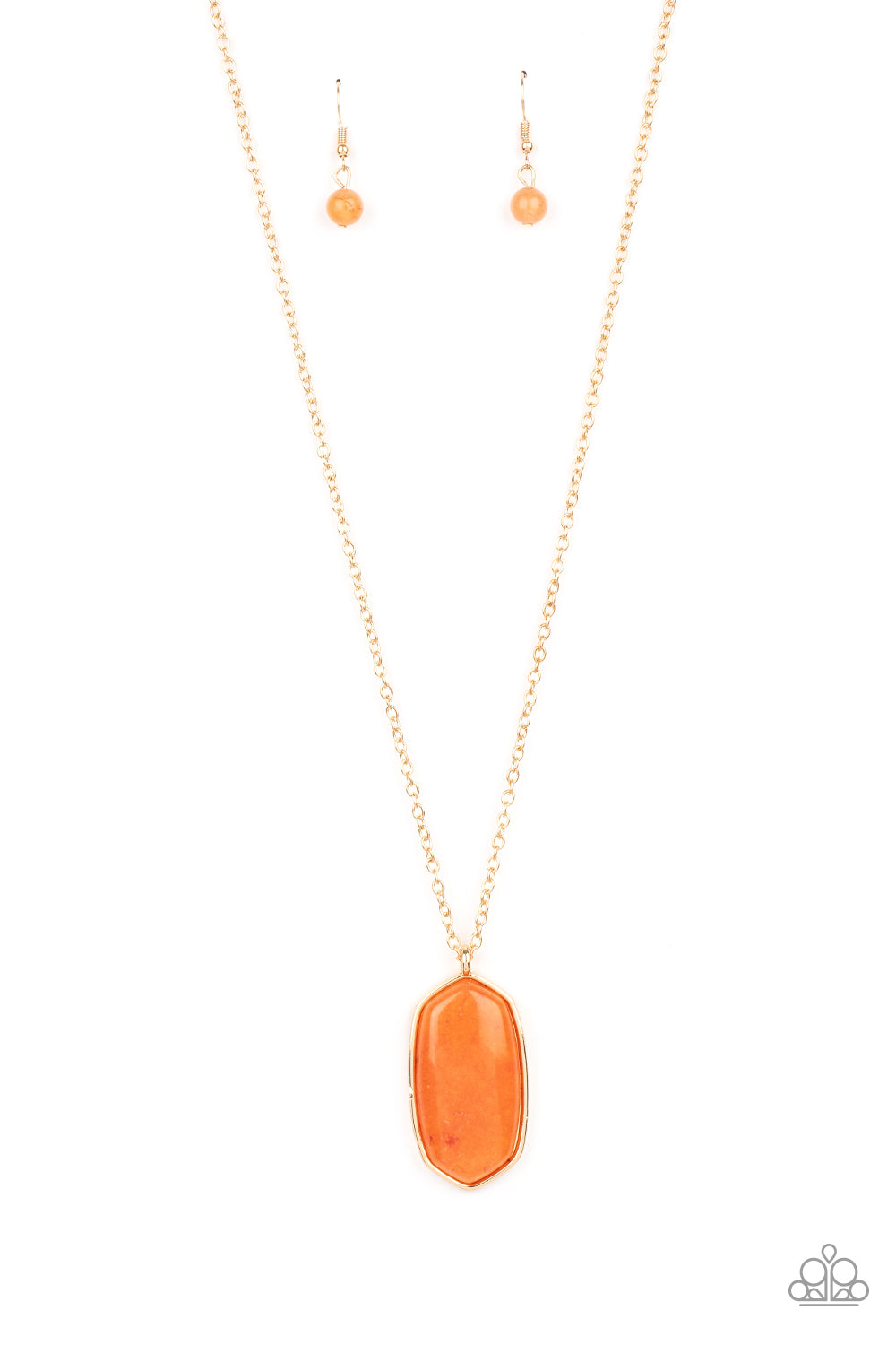Paparazzi Necklaces - Elemental Elegance - Orange