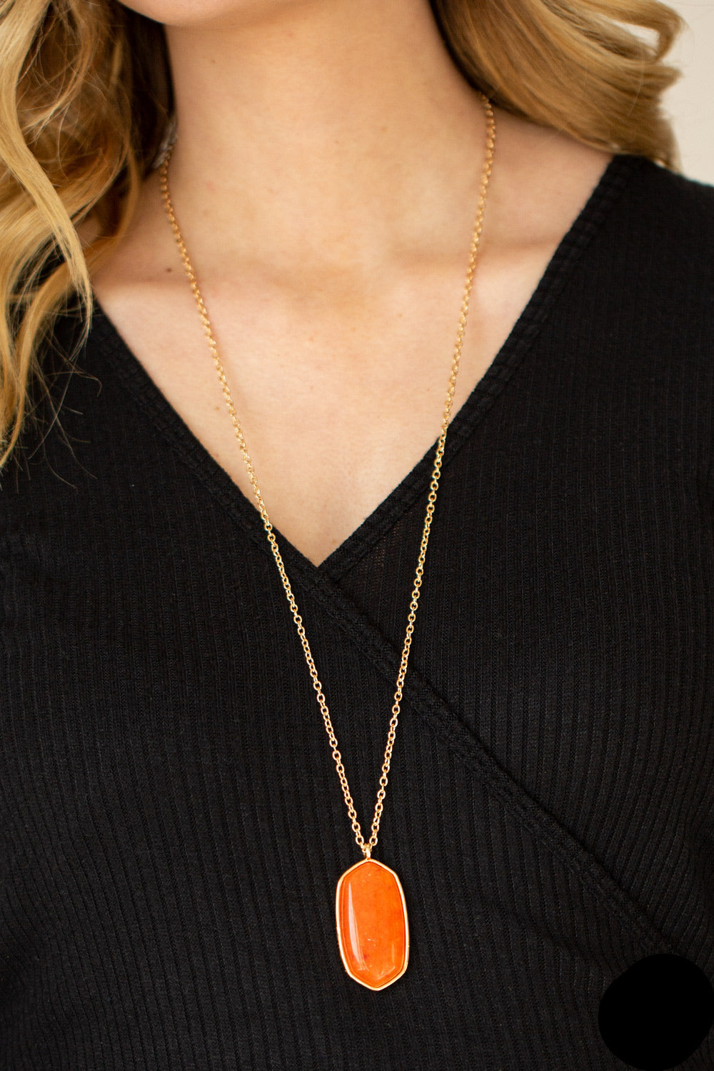 Paparazzi Necklaces - Elemental Elegance - Orange