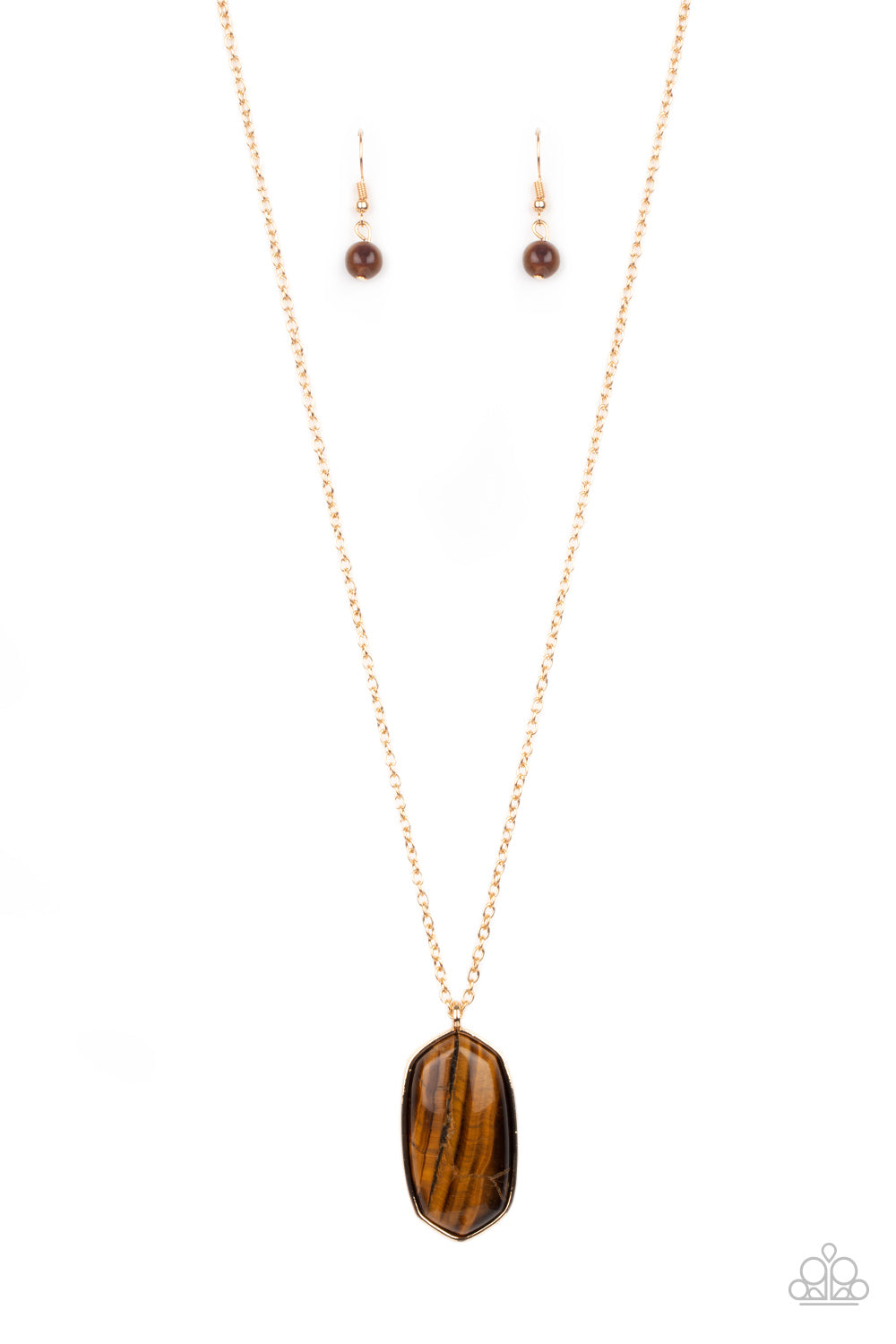 Paparazzi Necklaces - Elemental Elegance - Brown