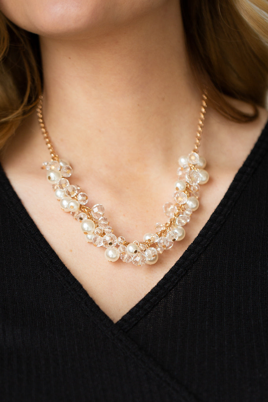 Paparazzi Necklaces - Pardon My Fringe - Gold