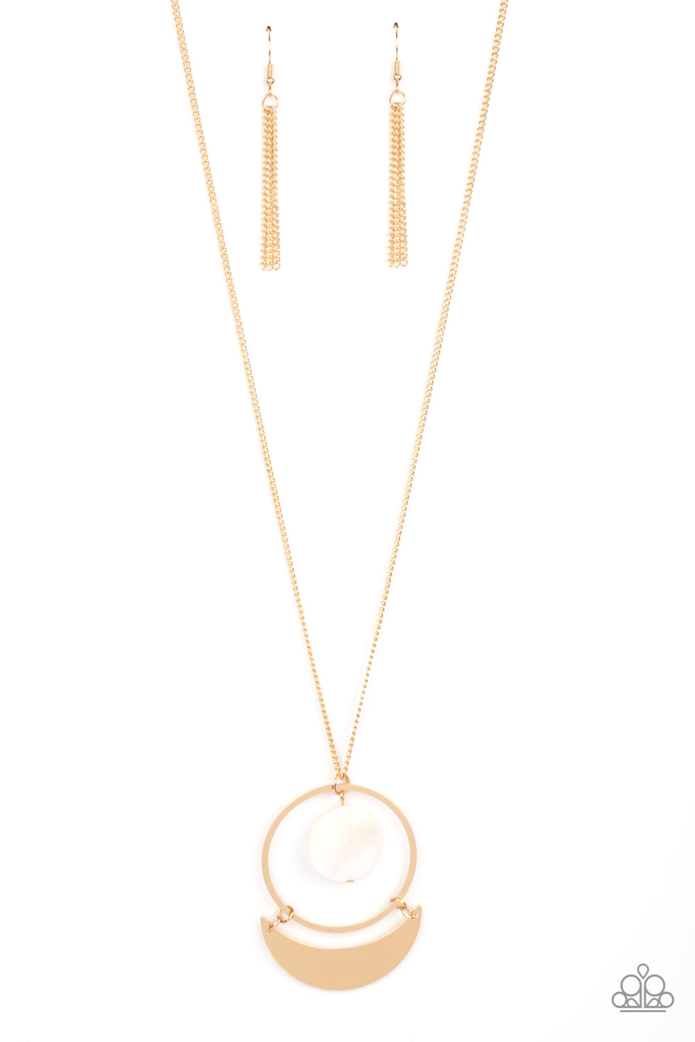 Paparazzi Necklaces - Moonlight Sailing - Gold