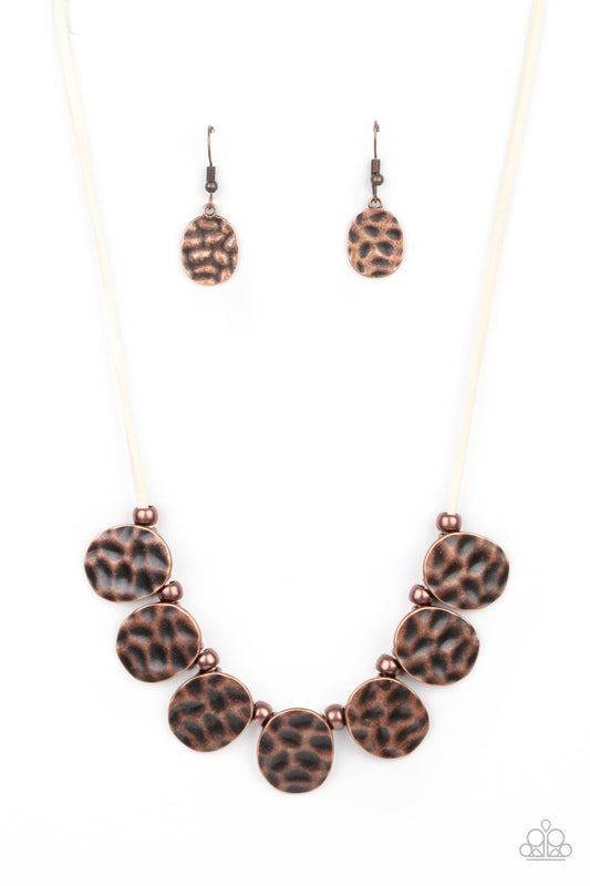 Paparazzi Necklaces - Turn Me Loose - Copper