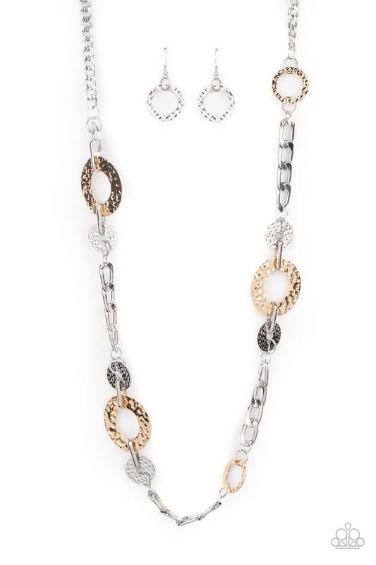 Paparazzi Necklaces - Mechanically Metro - Multi