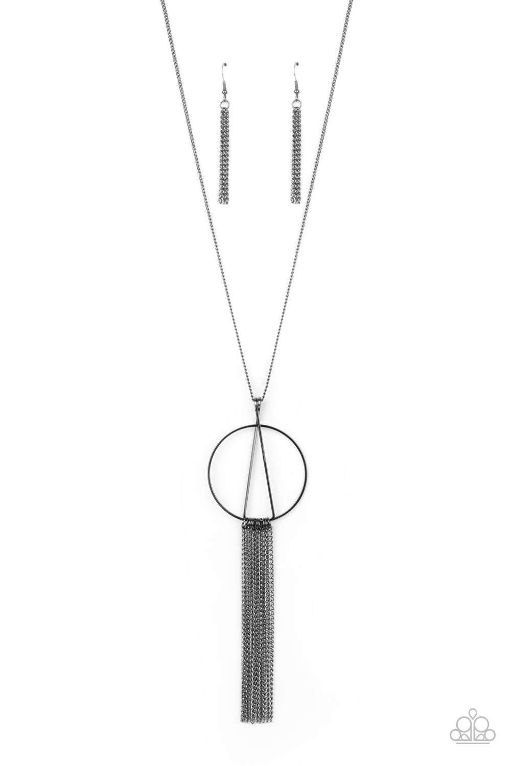 Paparazzi Necklaces - Apparatus Applique - Black