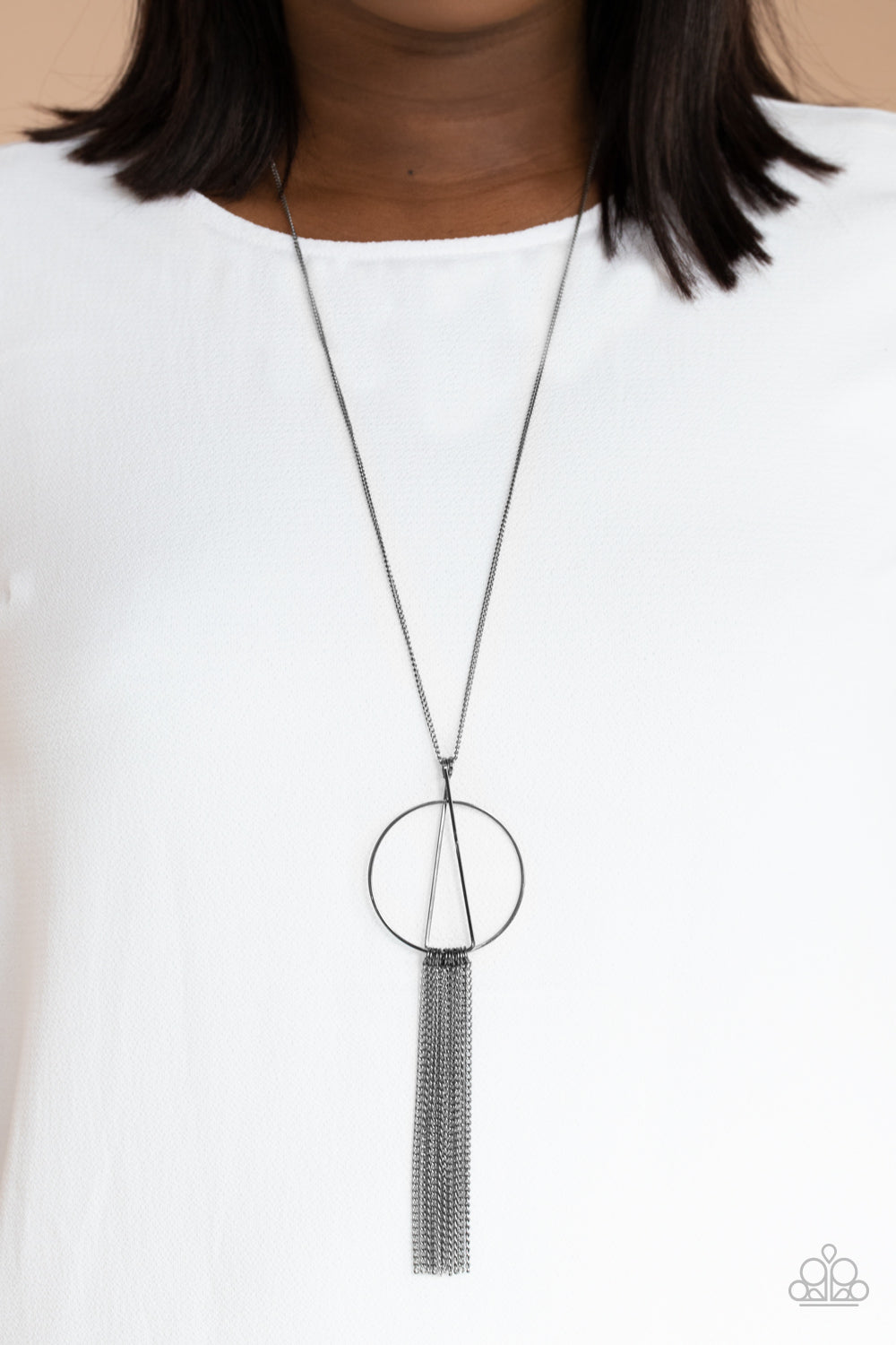 Paparazzi Necklaces - Apparatus Applique - Black