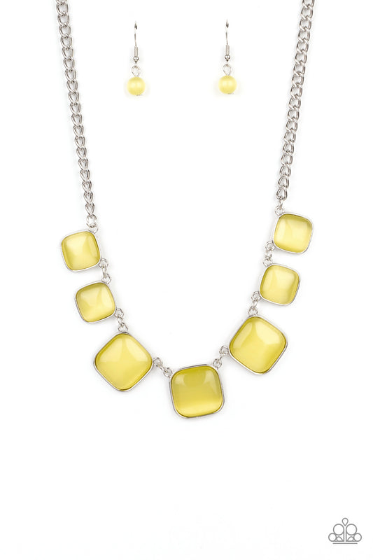 Paparazzi Necklaces - Aura Allure - Yellow