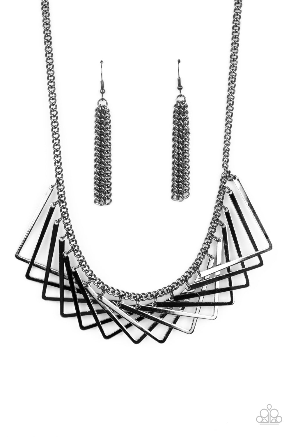 Paparazzi Necklaces - Metro Mirage - Black