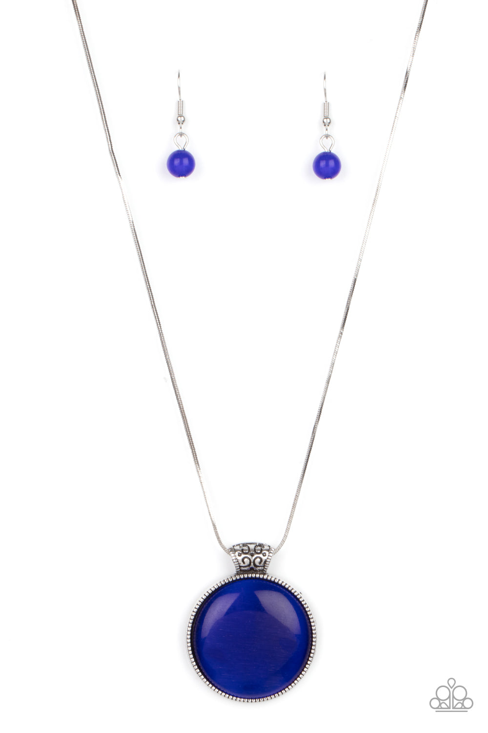 Paparazzi Necklaces - Look Into My Aura - Blue