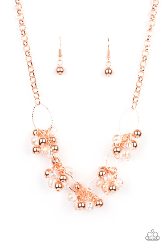 Paparazzi Necklaces - Effervescent Ensemble - Copper