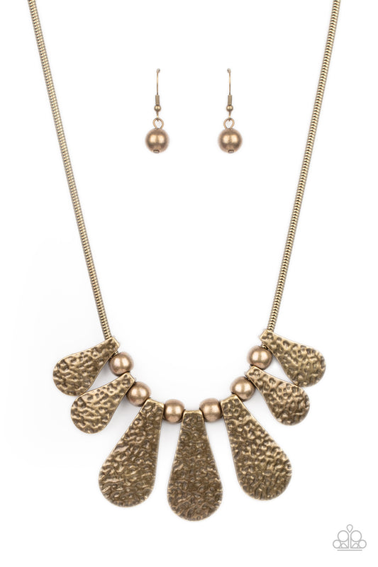 Paparazzi Necklaces - Gallery Goddess - Brass