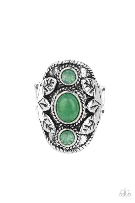 Paparazzi Rings - Palms Up - Green