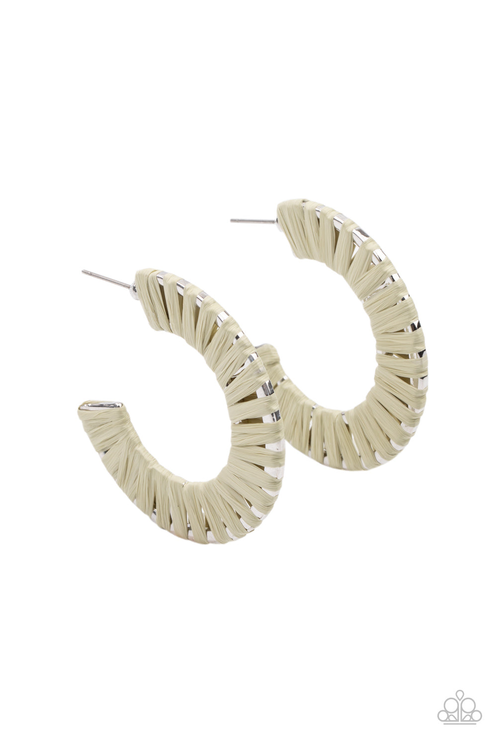 Paparazzi Earrings - A Chance of Rainbows - Green