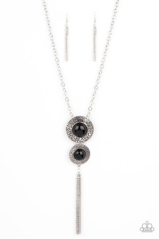 Paparazzi Necklaces - Abstract Artistry - Black