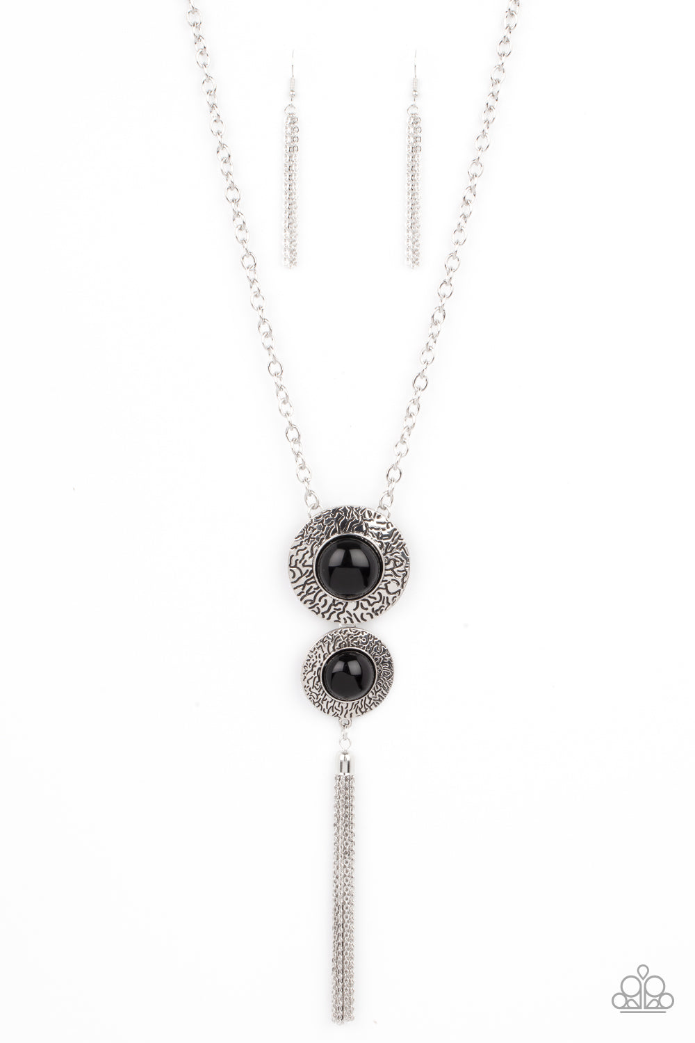 Paparazzi Necklaces - Abstract Artistry - Black