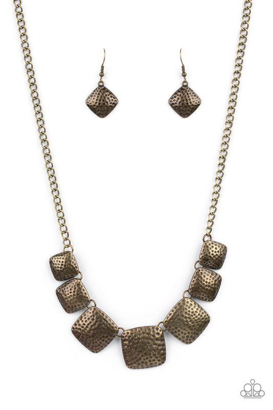Paparazzi Necklaces - Keeping It Relic - Brass