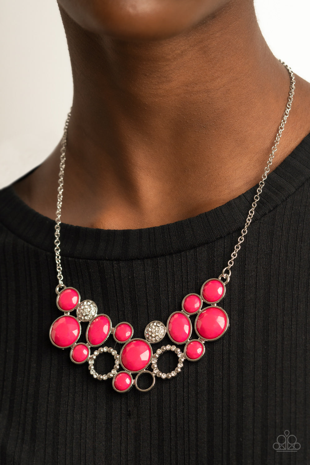 Paparazzi Necklaces - Extra Eloquent - Pink